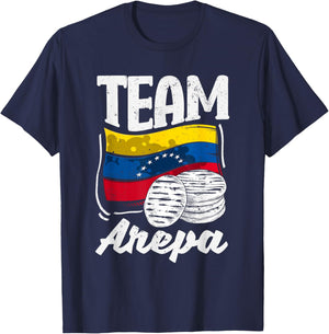 Arepa Gifts Women Colombia Venezuela Arepas Quote Funny Colombian Venezuelan Food T-Shirt - T-Shirt | Navy