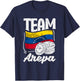 Arepa Gifts Women Colombia Venezuela Arepas Quote Funny Colombian Venezuelan Food T-Shirt - T-Shirt | Navy