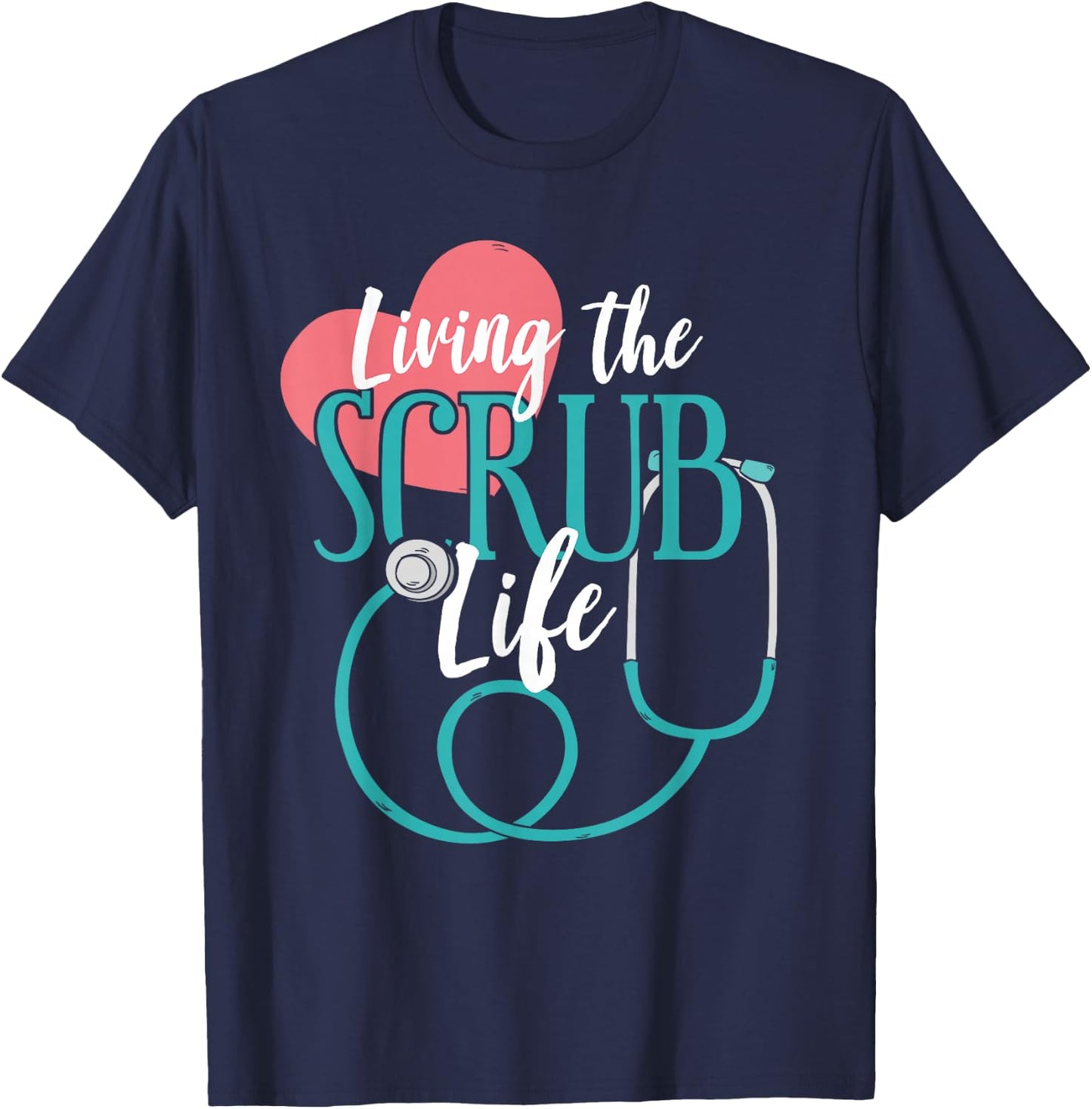 Gift Doctor Assistant Stethoscope Nurse T-Shirt - T-Shirt | Navy