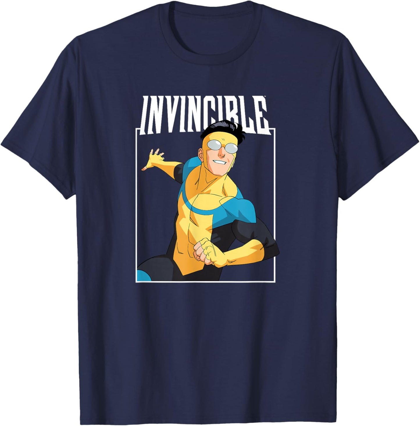 Invincible Character Logo T-Shirt - T-Shirt | Navy