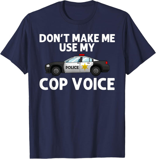 Funny Police Officer Art Women Police Officer Cop T-Shirt - T-Shirt | Navy