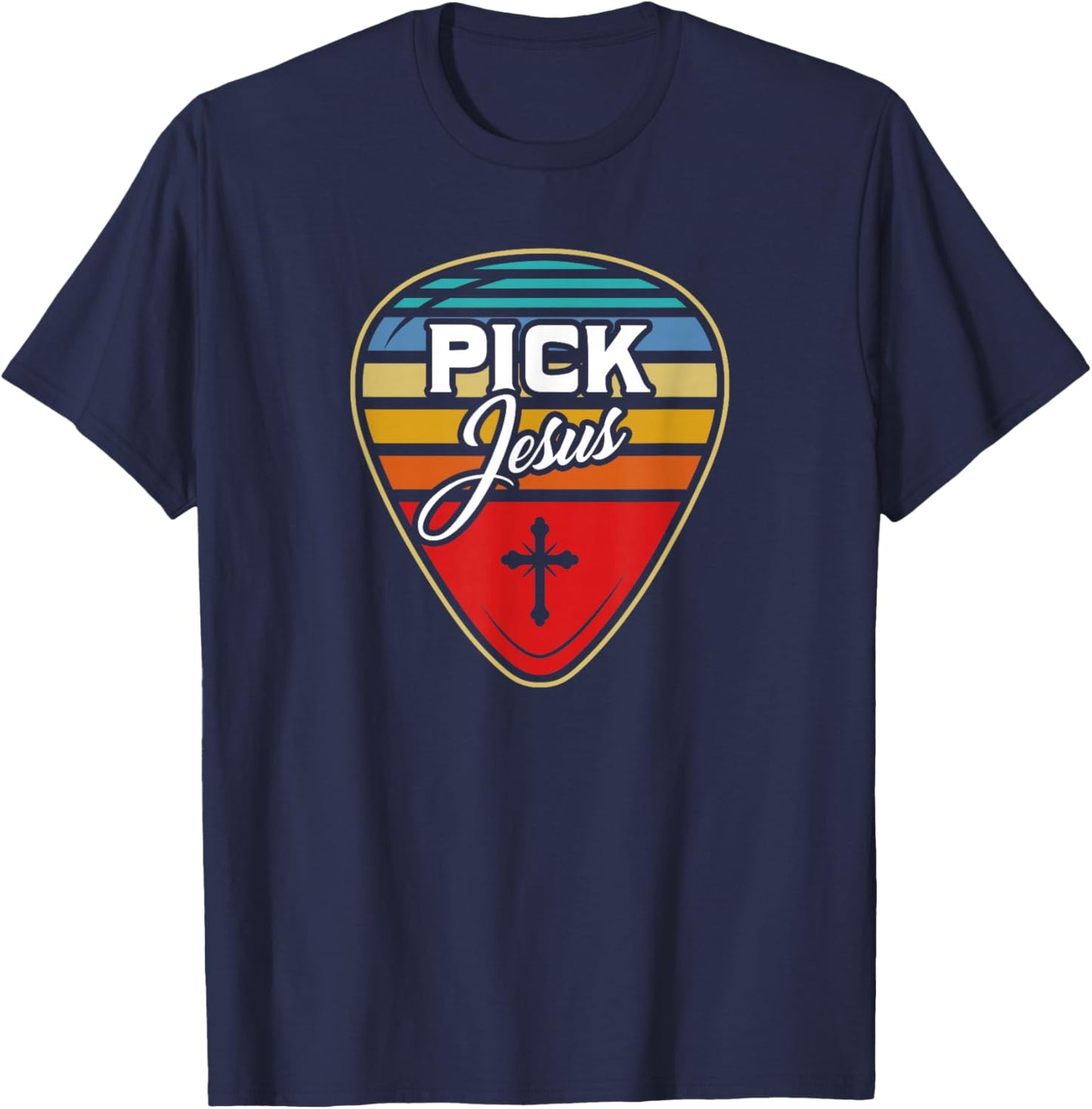 Pick Jesus T-Shirt - T-Shirt | Navy