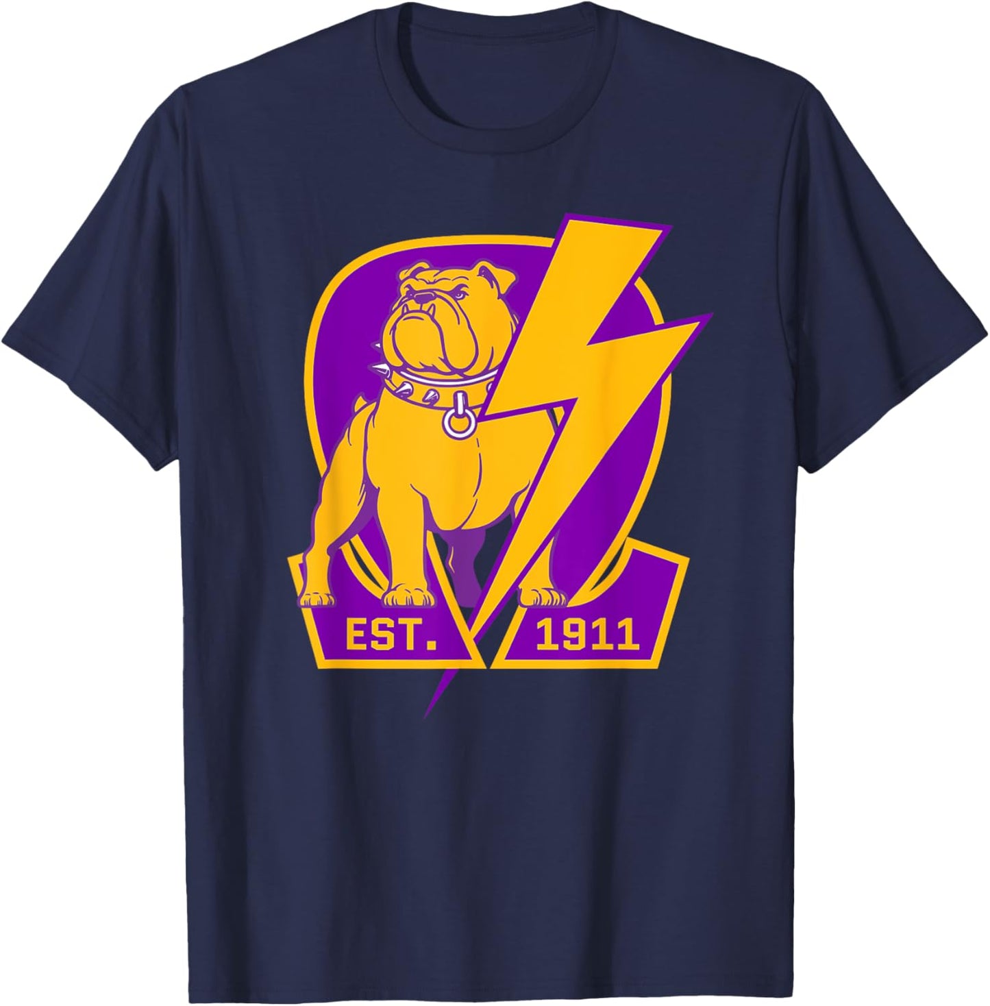 Omega Psi Phi Fraternity, Omega Psi Phi Ques Bulldog Men Women T-Shirt - T-Shirt | Navy