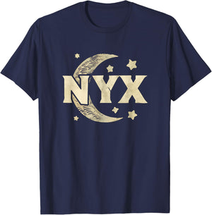 Nyx Ancient Greek Goddess of Night T-Shirt - T-Shirt | Navy