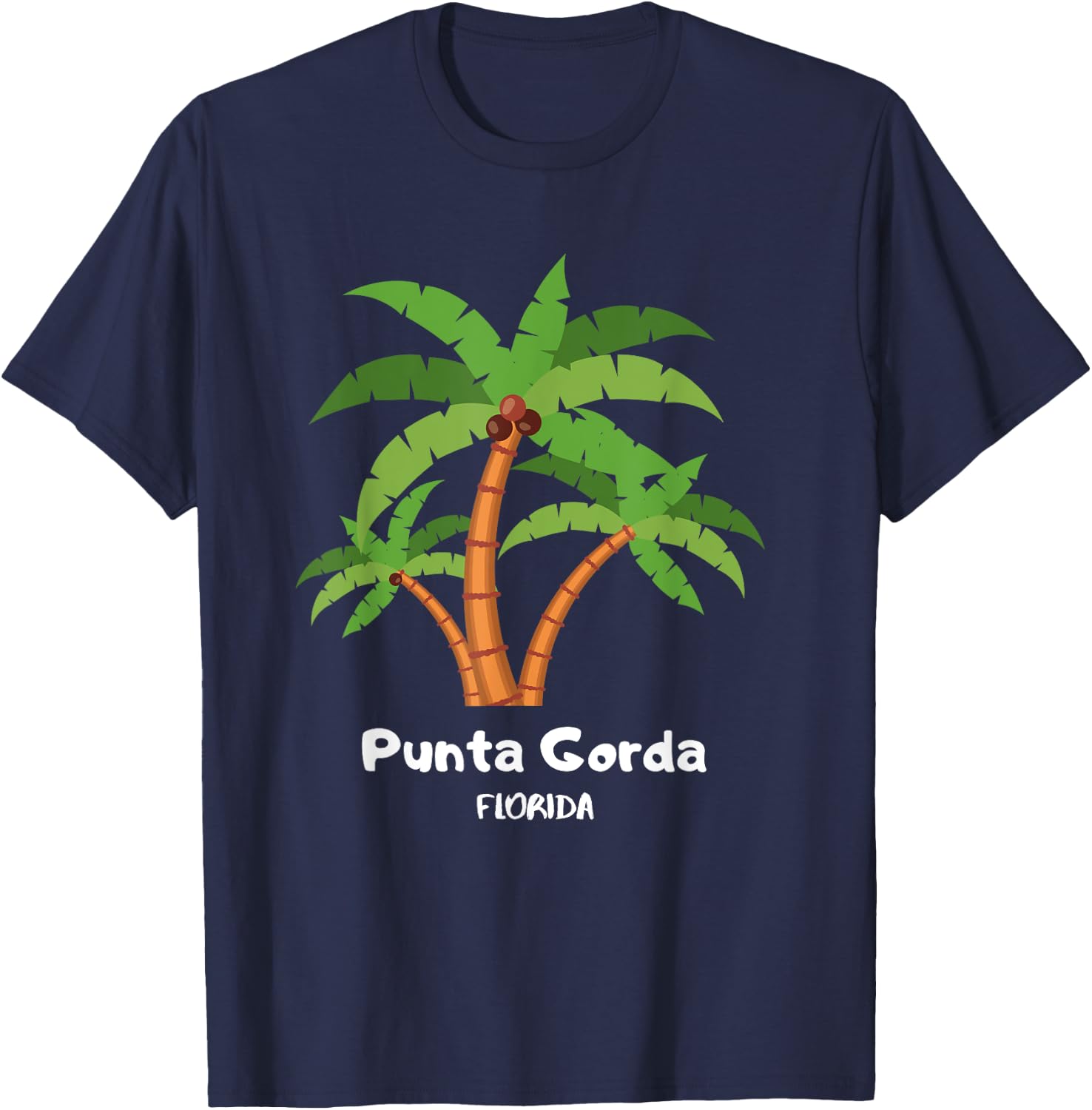 Punta Gorda Florida Shirts T-Shirt - T-Shirt | Navy