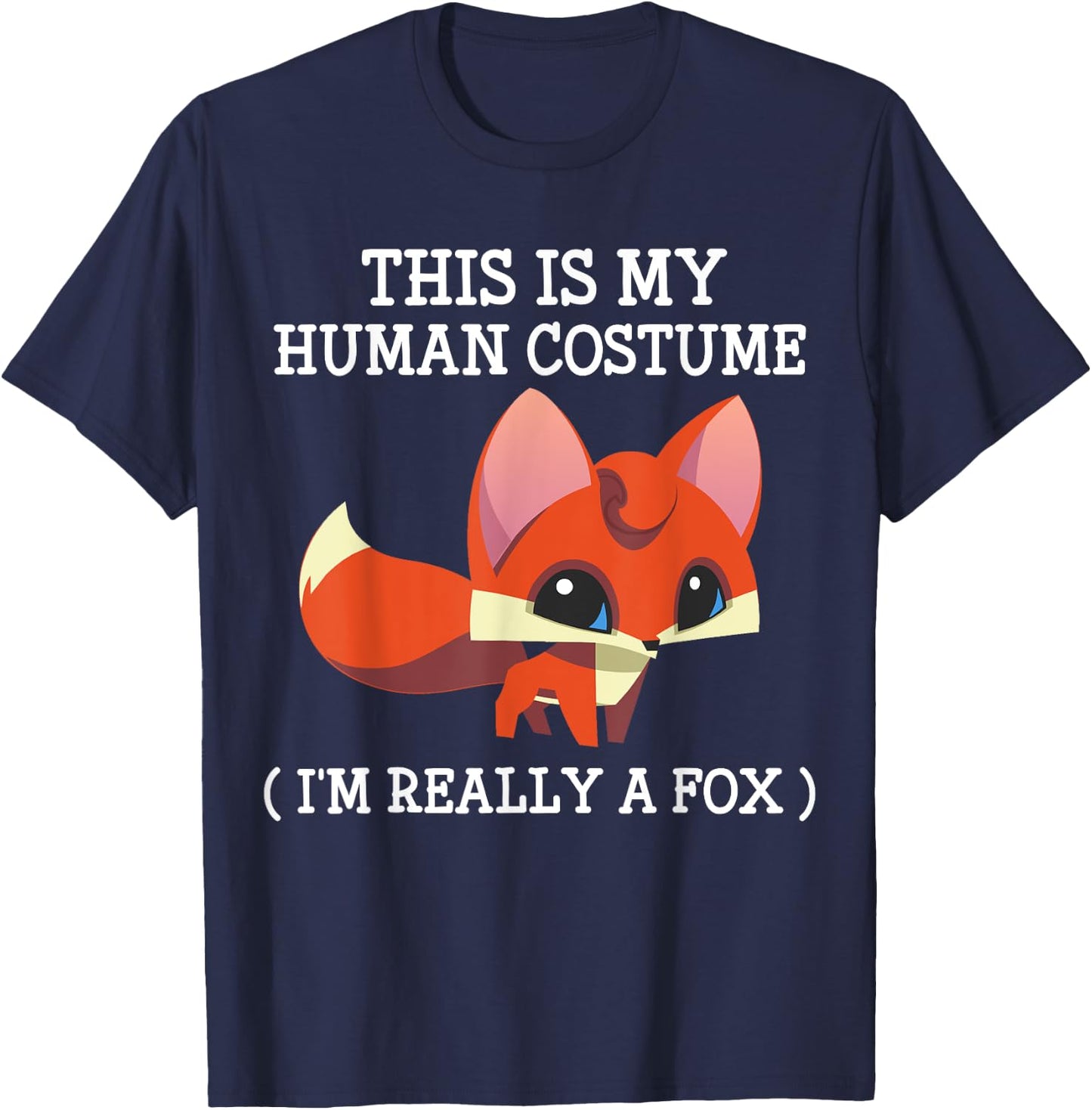 Fox Halloween Costume Cute boy boys men Kids Youth T-Shirt - T-Shirt | Navy