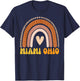 Miami OH Vintage Rainbow Retro Athletic Ohio Sports College T-Shirt - T-Shirt | Navy