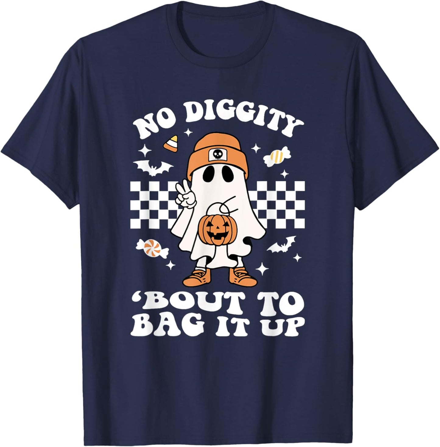 No Diggity 'Bout To Bag It Up T-Shirt - T-Shirt | Navy