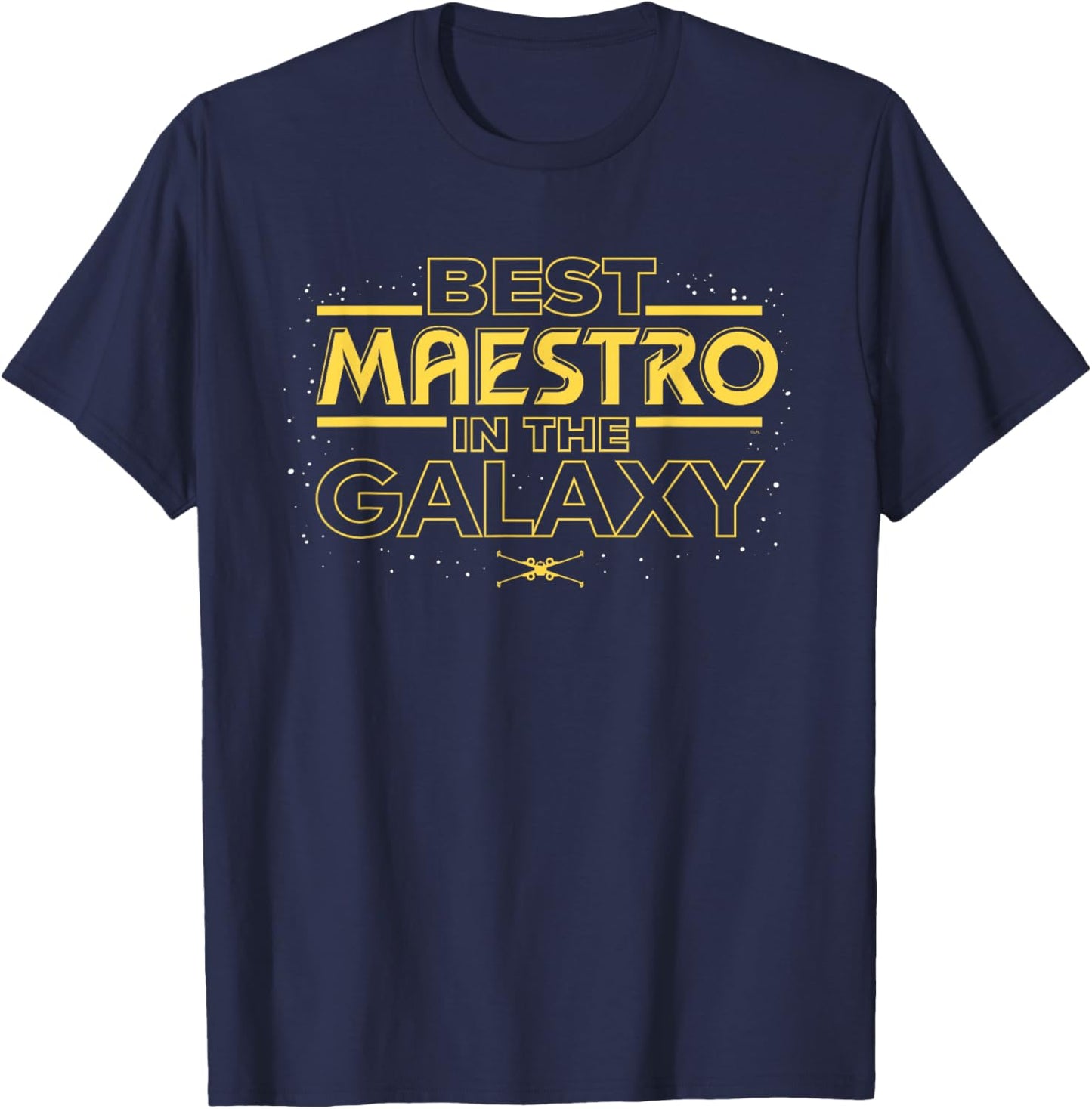 Star Wars Best Maestro in the Galaxy Teacher Gift Spanish T-Shirt - T-Shirt | Navy