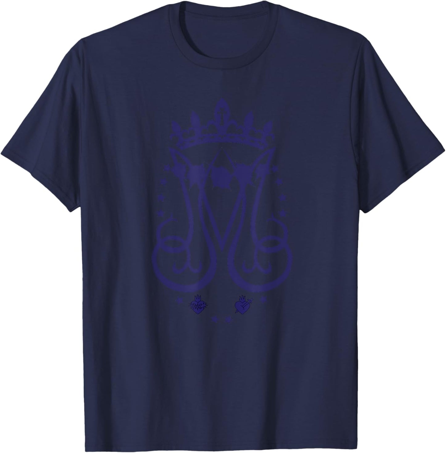 Miraculous medal catholic T-Shirt - T-Shirt | Navy
