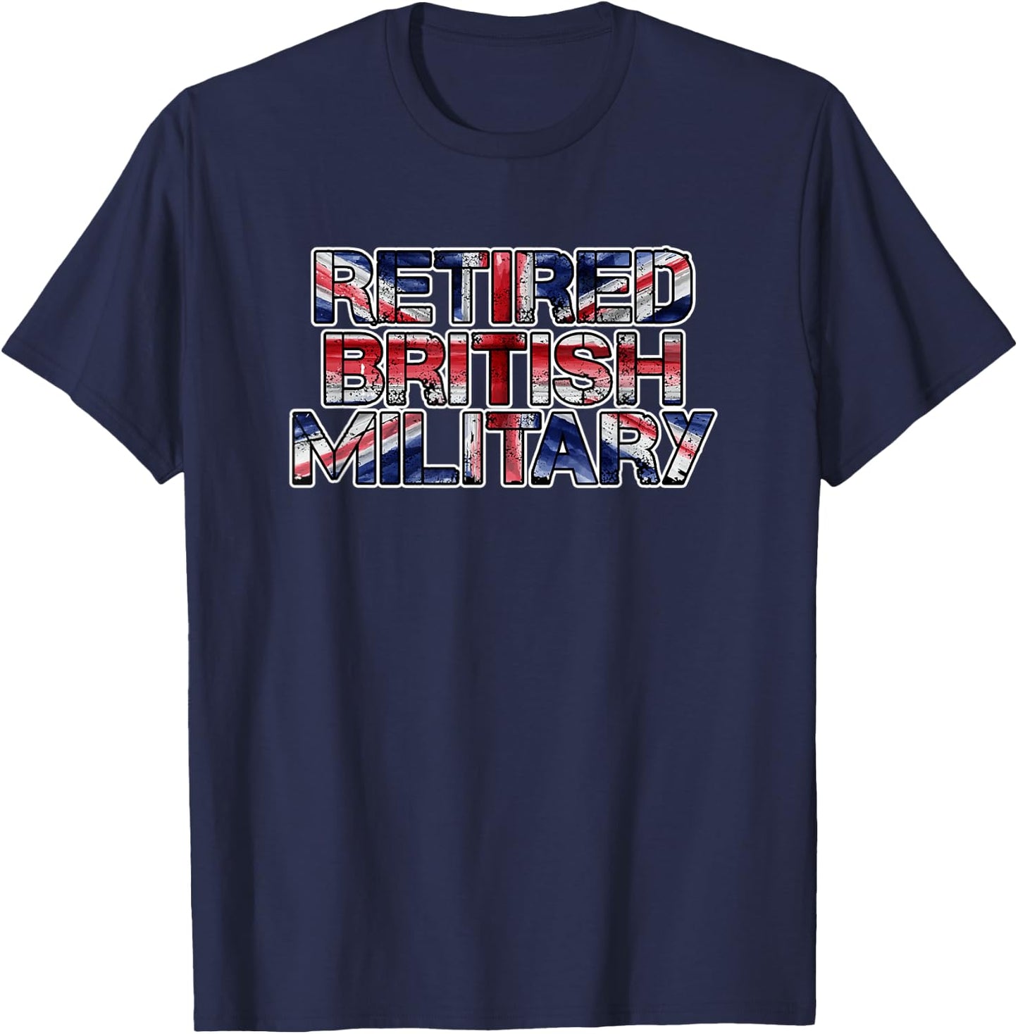 Retired British Military T-Shirt - T-Shirt | Navy