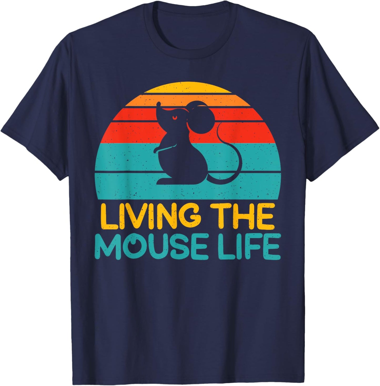 Living the Mouse Life Mouse T-Shirt - T-Shirt | Navy