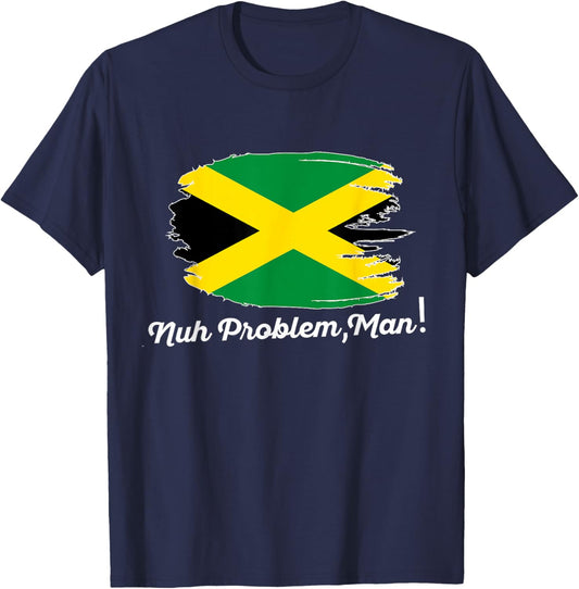 Jamaica Flag Souvenir Jamaican Vintage Men Women Boy Girls T-Shirt - T-Shirt | Navy