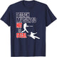 Funny I Teach My Son to Hit and Steal Baseball Game Dad Mom T-Shirt - T-Shirt | Navy