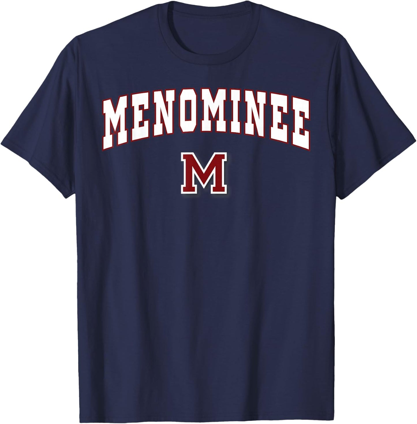 Menominee High School Maroons T-Shirt - T-Shirt | Navy