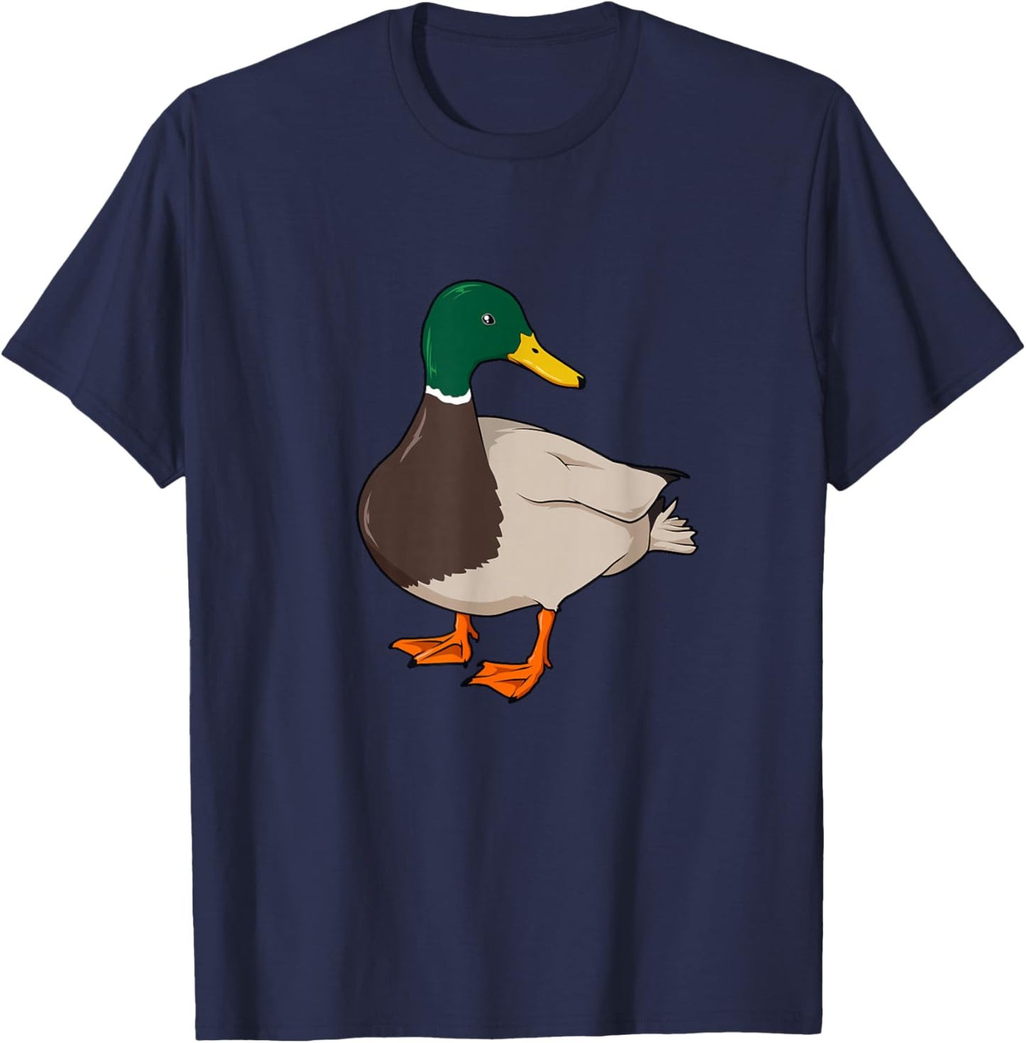 Drawing of mallard duck T-Shirt - T-Shirt | Navy