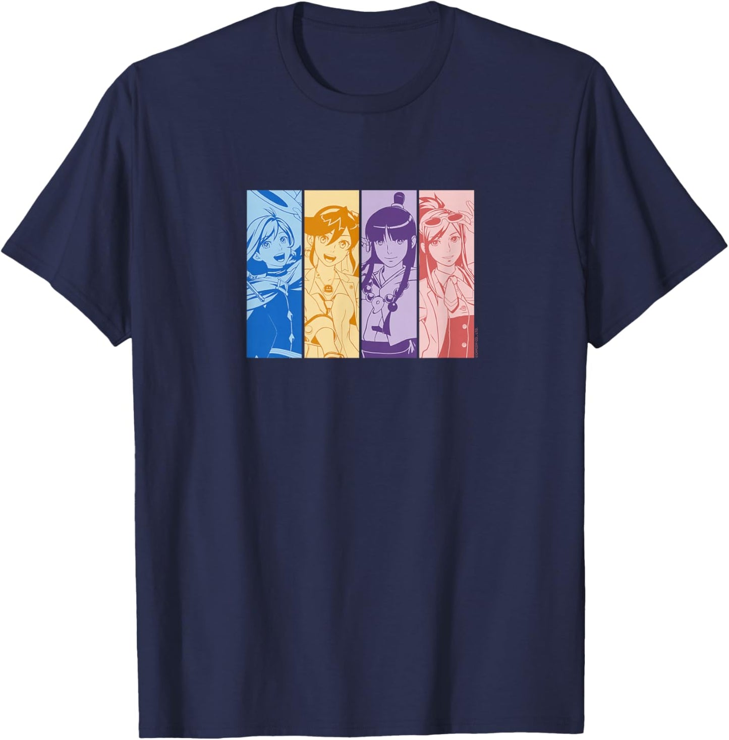 Apollo Justice: Ace Attorney Trilogy ~Girls Selection~ T-Shirt - T-Shirt | Navy