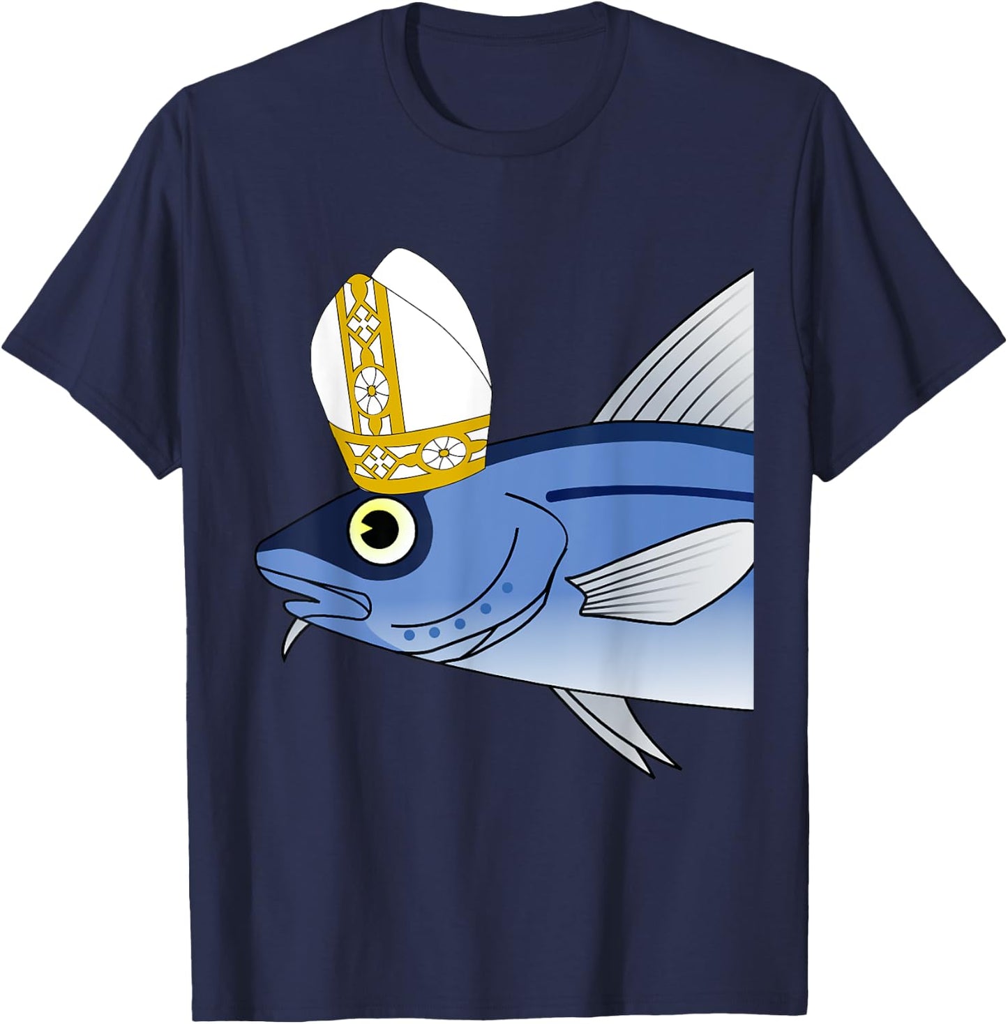 Funny Fishing Shirt | Holy Mackerel T-Shirt - T-Shirt | Navy
