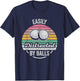 Easily Distracted By Balls Golf Humor T-Shirt - T-Shirt | Navy