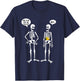Did You Eat My Tacos? Cute Funny Skeleton T-Shirt - T-Shirt | Navy