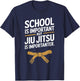 Jiu Jitsu Kid Jiu Jitsu is Importanter Funny BJJ T-Shirt - T-Shirt | Navy
