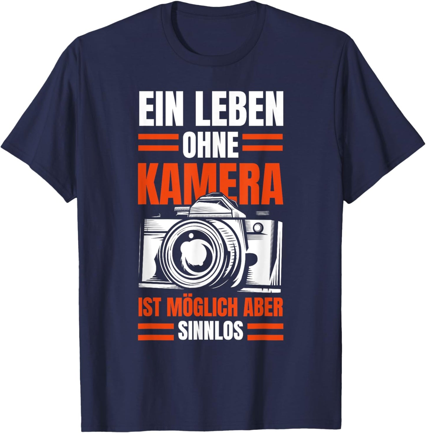 Fotograf Fotografie Lustig Geschenk Fotograf T-Shirt - T-Shirt | Navy