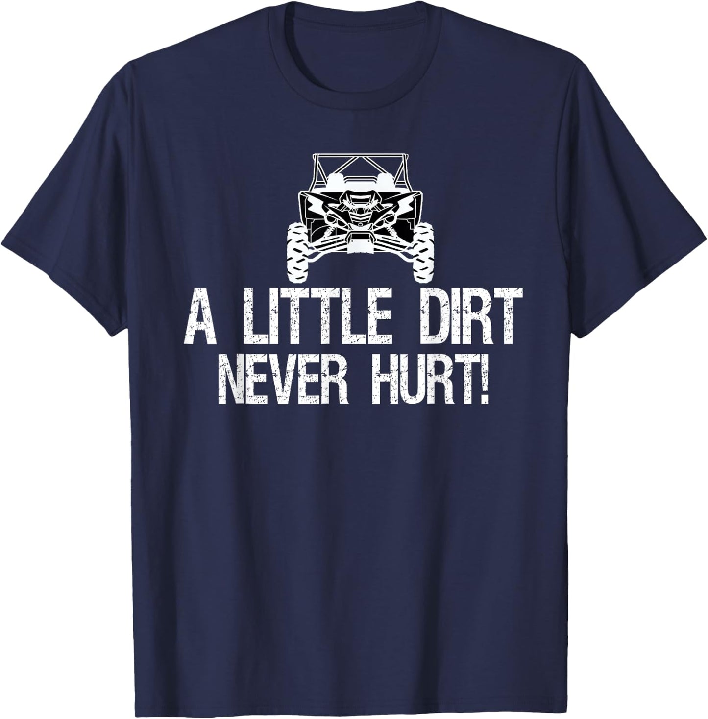 UTV Four Wheeler , ATV Riding Mudding T-Shirt - T-Shirt | Navy