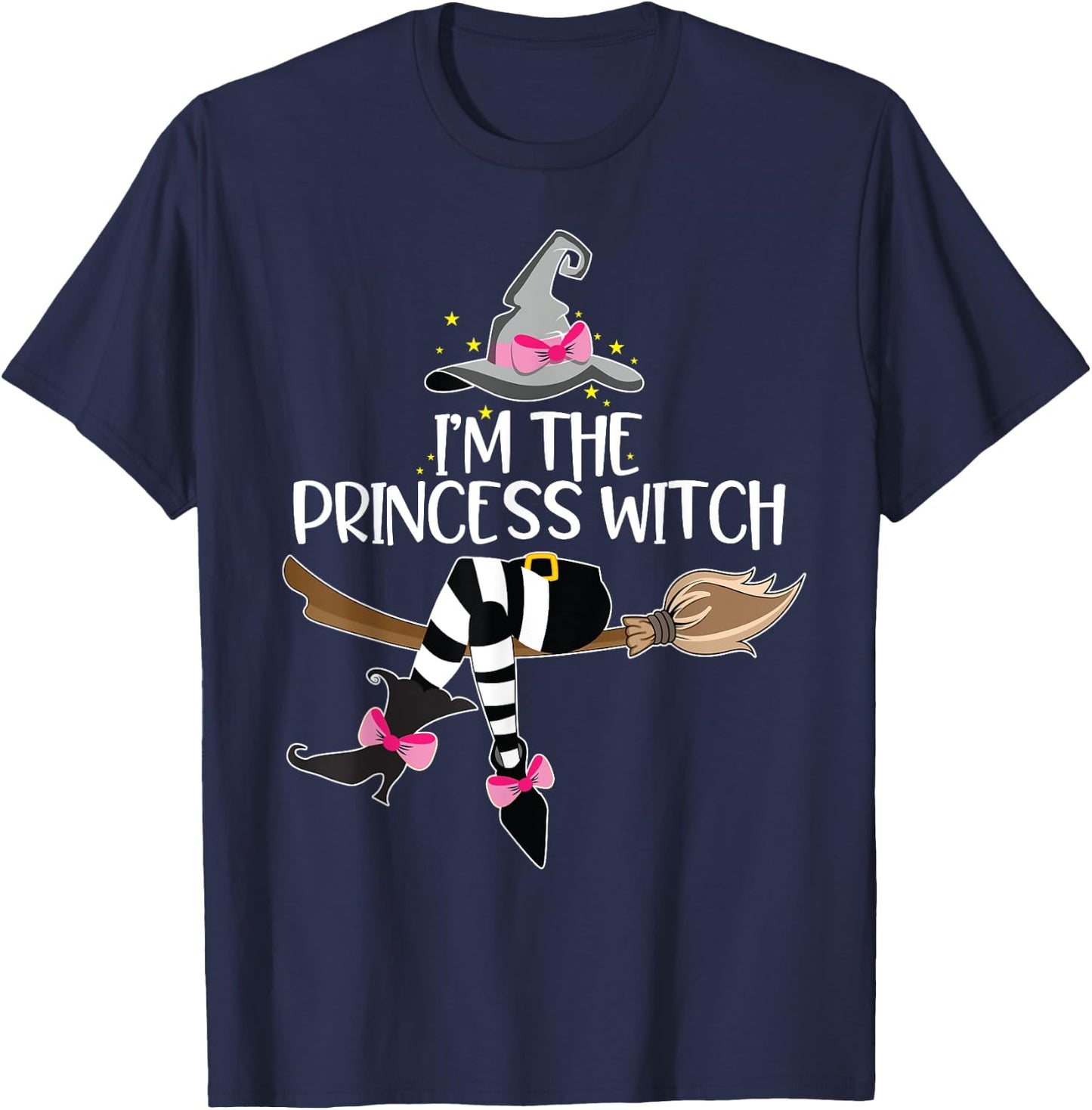 Im the Princess Witch Halloween Matching Group Costume T-Shirt - T-Shirt | Navy