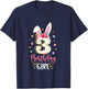 Birthday Princess Floral Bunny 3rd Birthday Girl 3 Yrs Old T-Shirt - T-Shirt | Navy