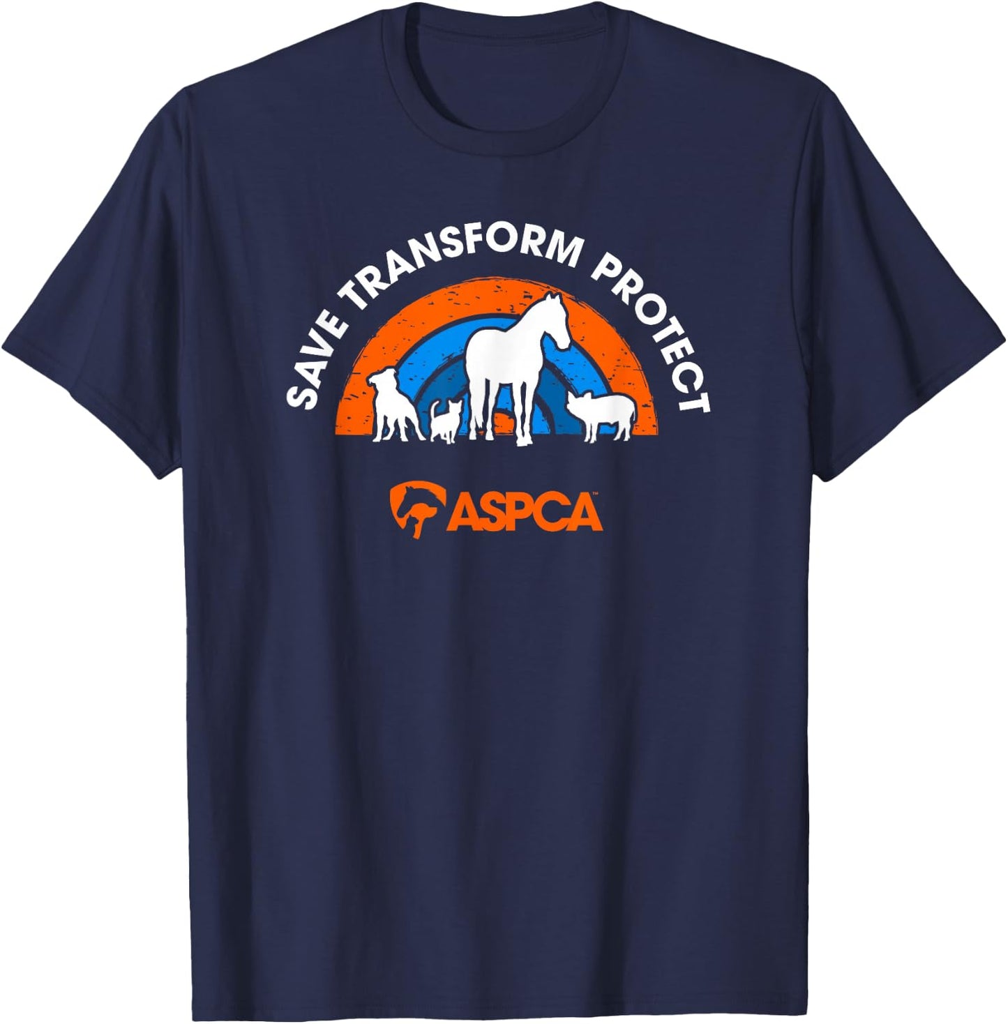 Save Transform Protect T-Shirt - T-Shirt | Navy