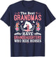 The Best Grandmas Have Granddaughters Who Ride Horses T-Shirt - T-Shirt | Navy