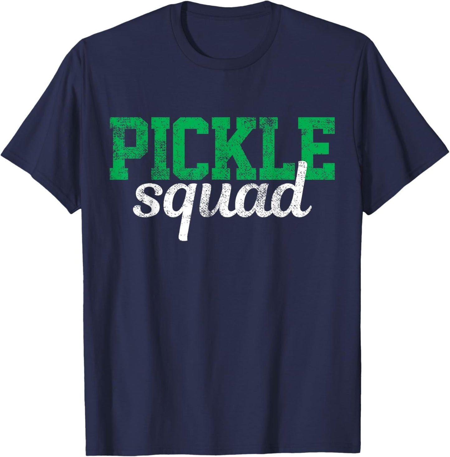 Pickle Squad Vegetables Vegan Gift T-Shirt - T-Shirt | Navy