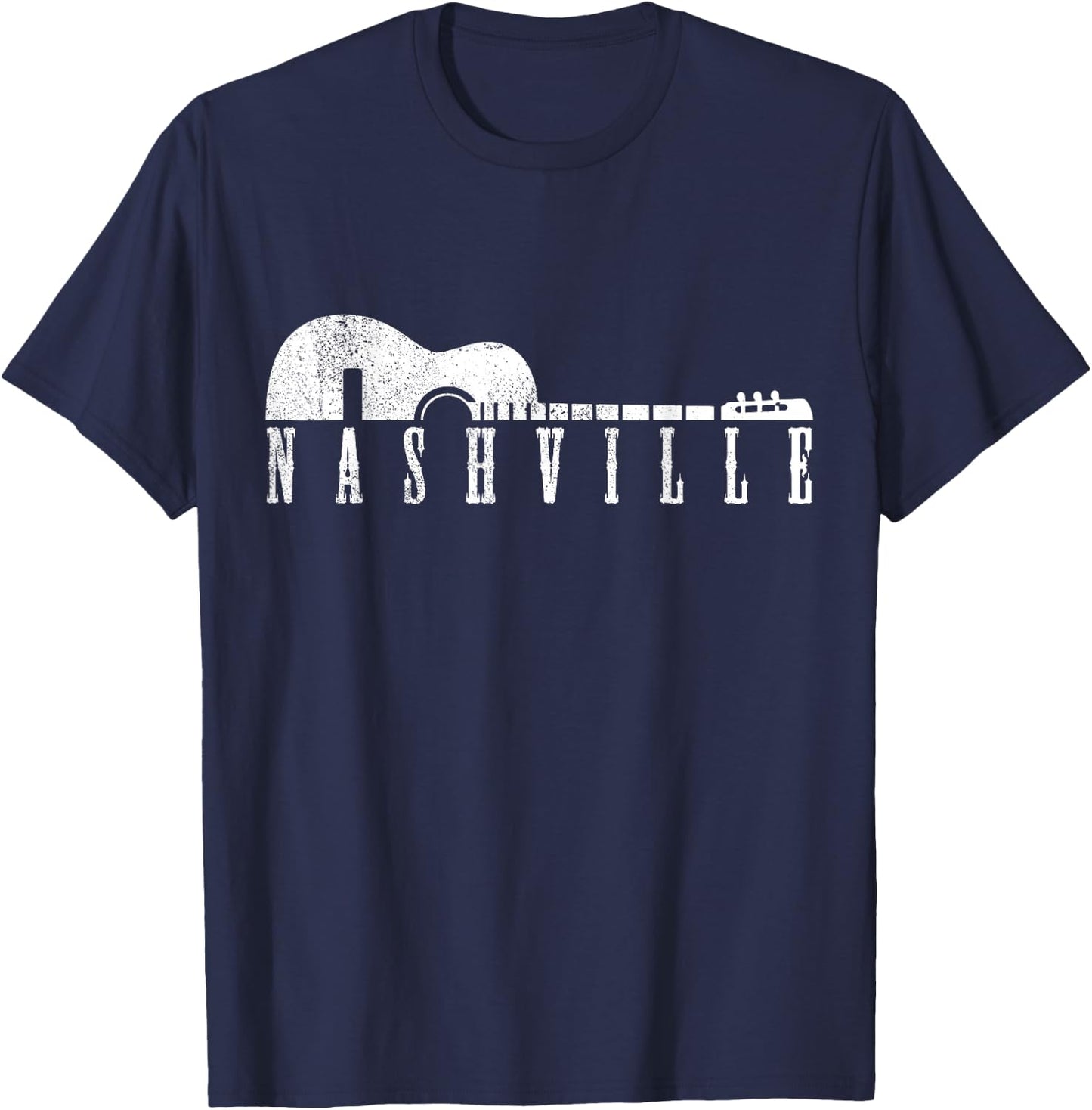 Nashville Tennessee Country Music City USA Country Music T-Shirt - T-Shirt | Navy