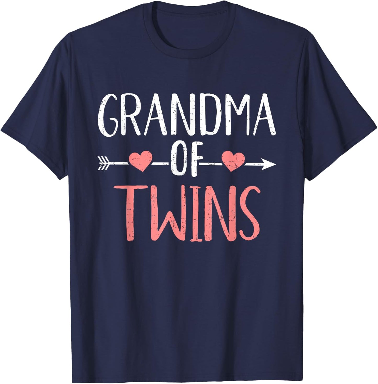 Grandma of twins T-Shirt - T-Shirt | Navy