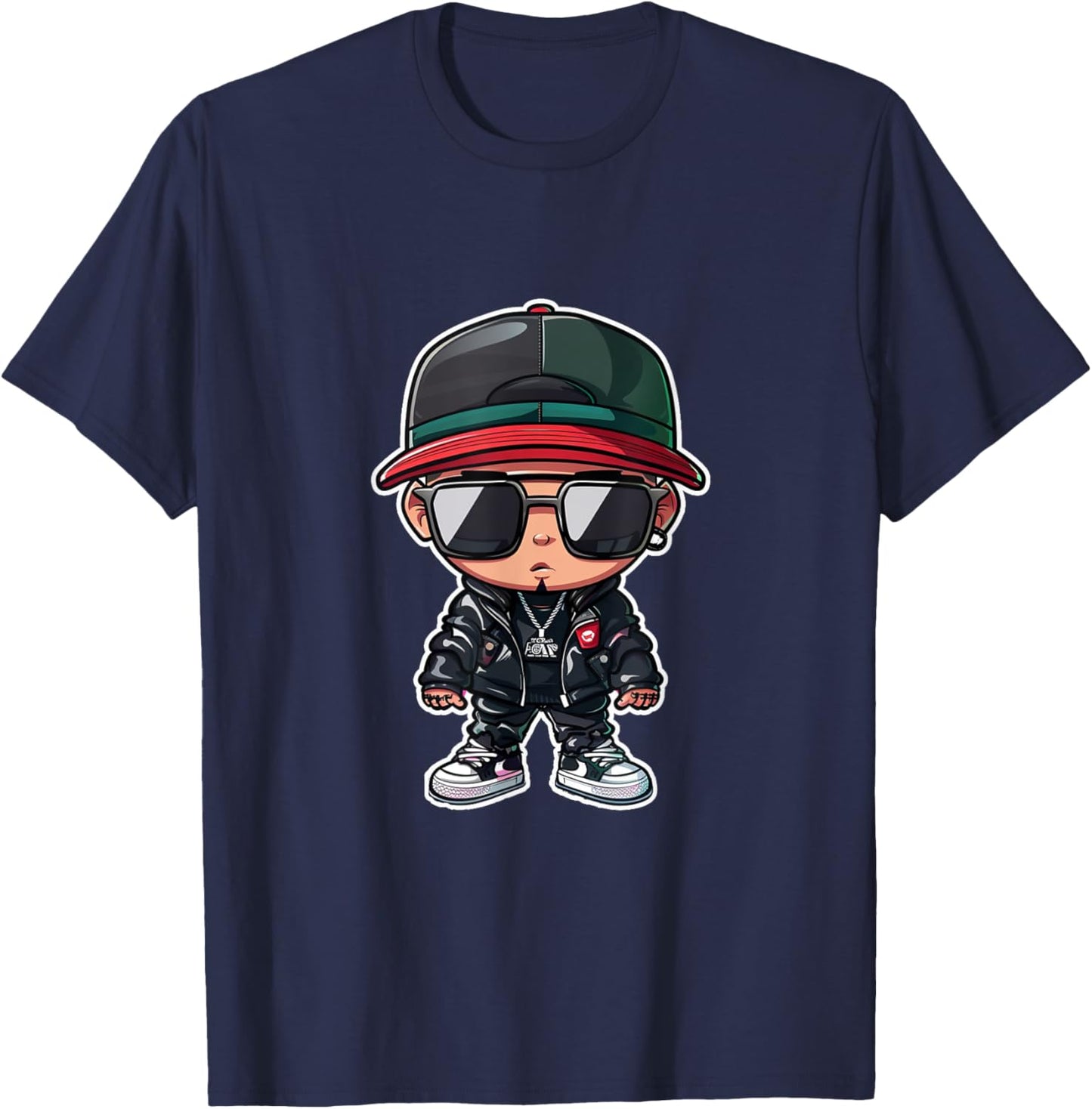 Hip Hop Culture Music Rap Lover Fan Street Rapper Dancer Pop T-Shirt - T-Shirt | Navy
