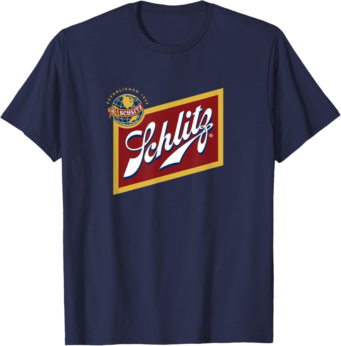 Schlitz Style - Logo T-Shirt - T-Shirt | Navy