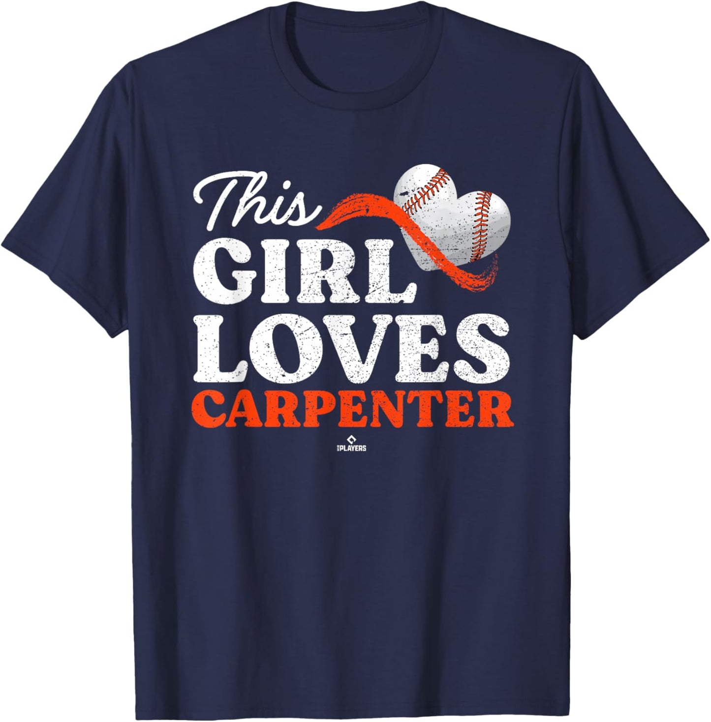 This Girl Loves Kerry Carpenter Detroit MLBPA T-Shirt - T-Shirt | Navy