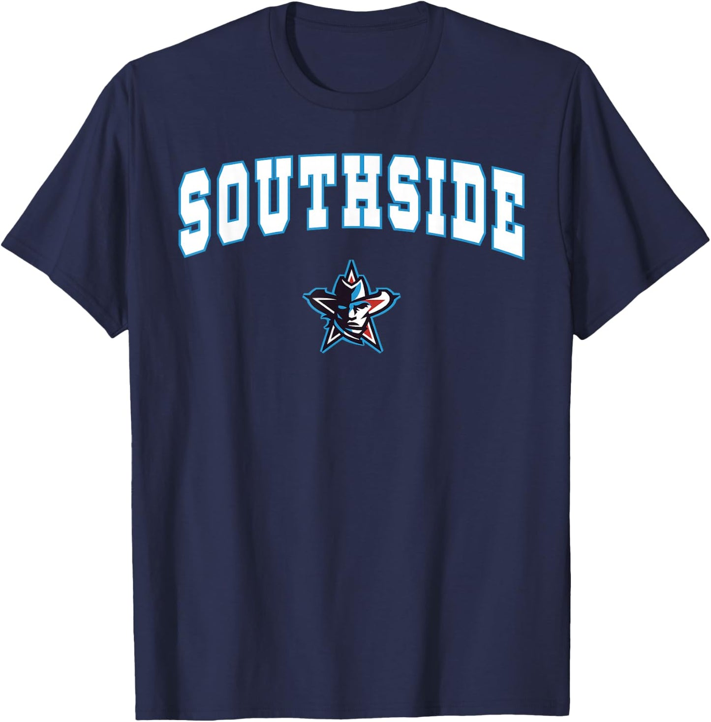 Southside High School Blue Mavericks T-Shirt - T-Shirt | Navy