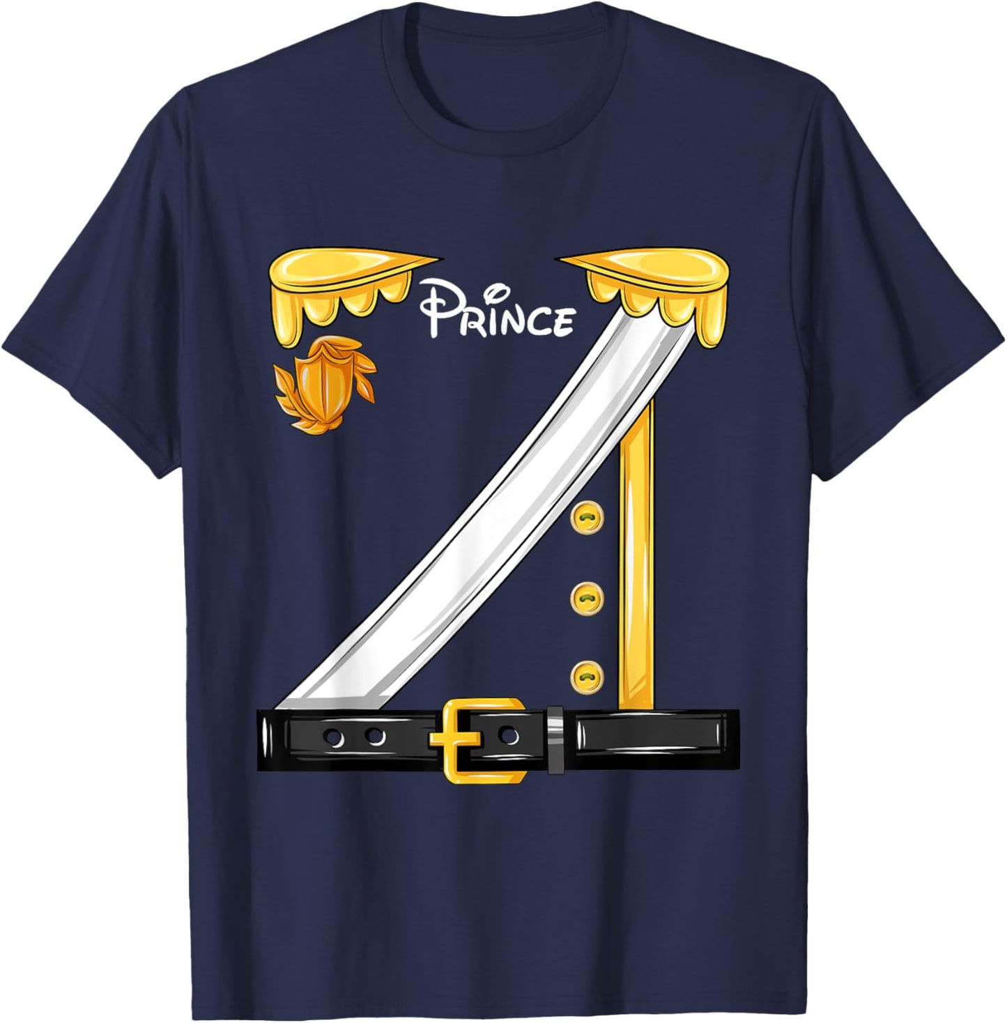 Prince Charming Costume Halloween Matching Party Charming T-Shirt - T-Shirt | Navy