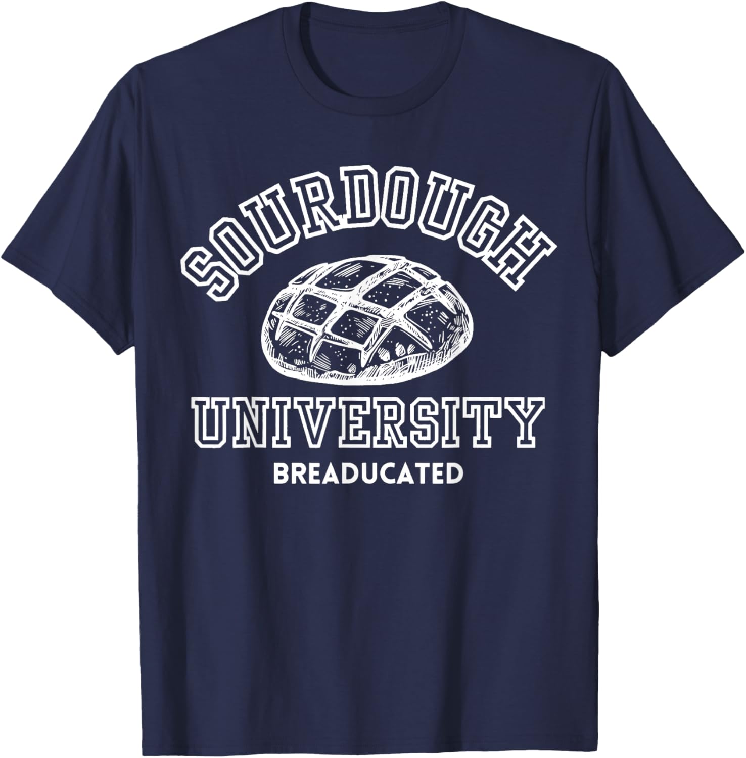 Sourdough University Bakery T-Shirt - T-Shirt | Navy