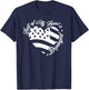 Half of My Heart is Deployed Husband Wife Deployment Gifts T-Shirt - T-Shirt | Navy