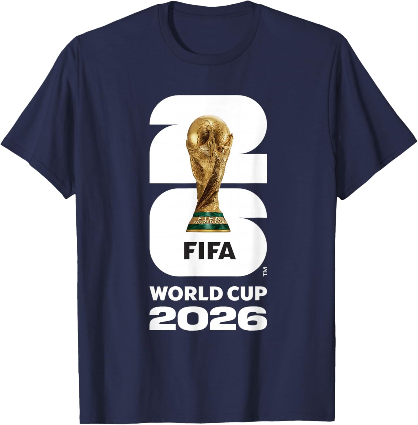 FIFA World CUP26 FIFA Gold Trophy T-Shirt - T-Shirt | Navy