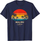 Vintage Malibu Beach Souvenir - California T-Shirt - T-Shirt | Navy