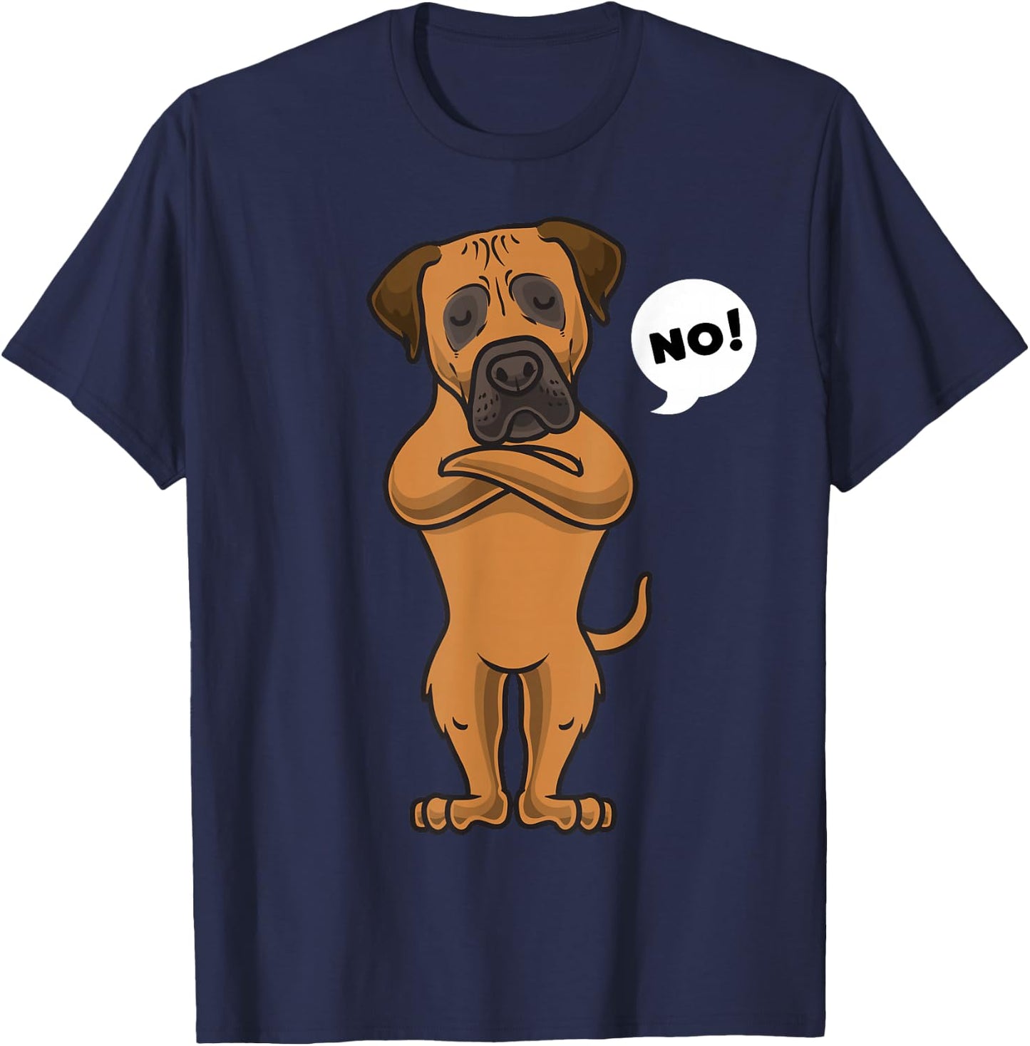 Stubborn Boerboel Dog Owner Women Girls Kids T-Shirt - T-Shirt | Navy