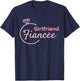Engaged Couple Girlfriend Fiancée Engagement Party Honeymoon T-Shirt - T-Shirt | Navy