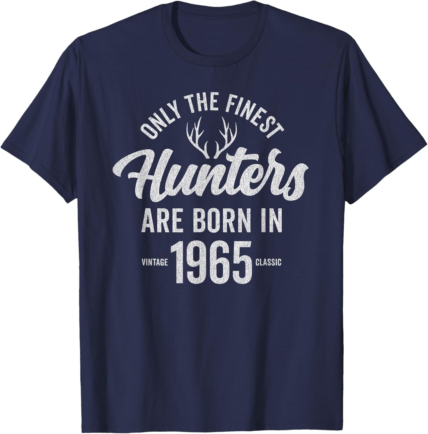 60 Year Old Deer Hunter: Hunting 1965 60th Birthday T-Shirt - T-Shirt | Navy