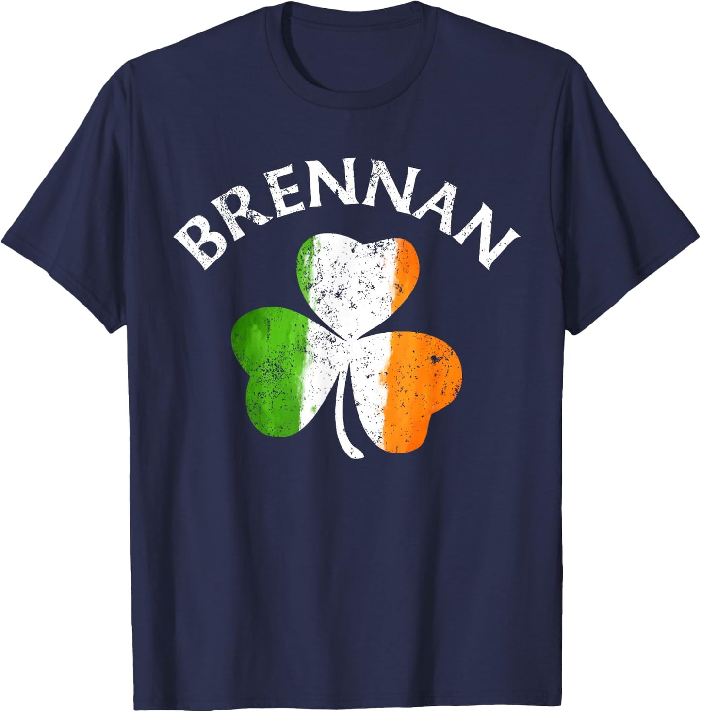 Brennan Irish Family Name T-Shirt - T-Shirt | Navy