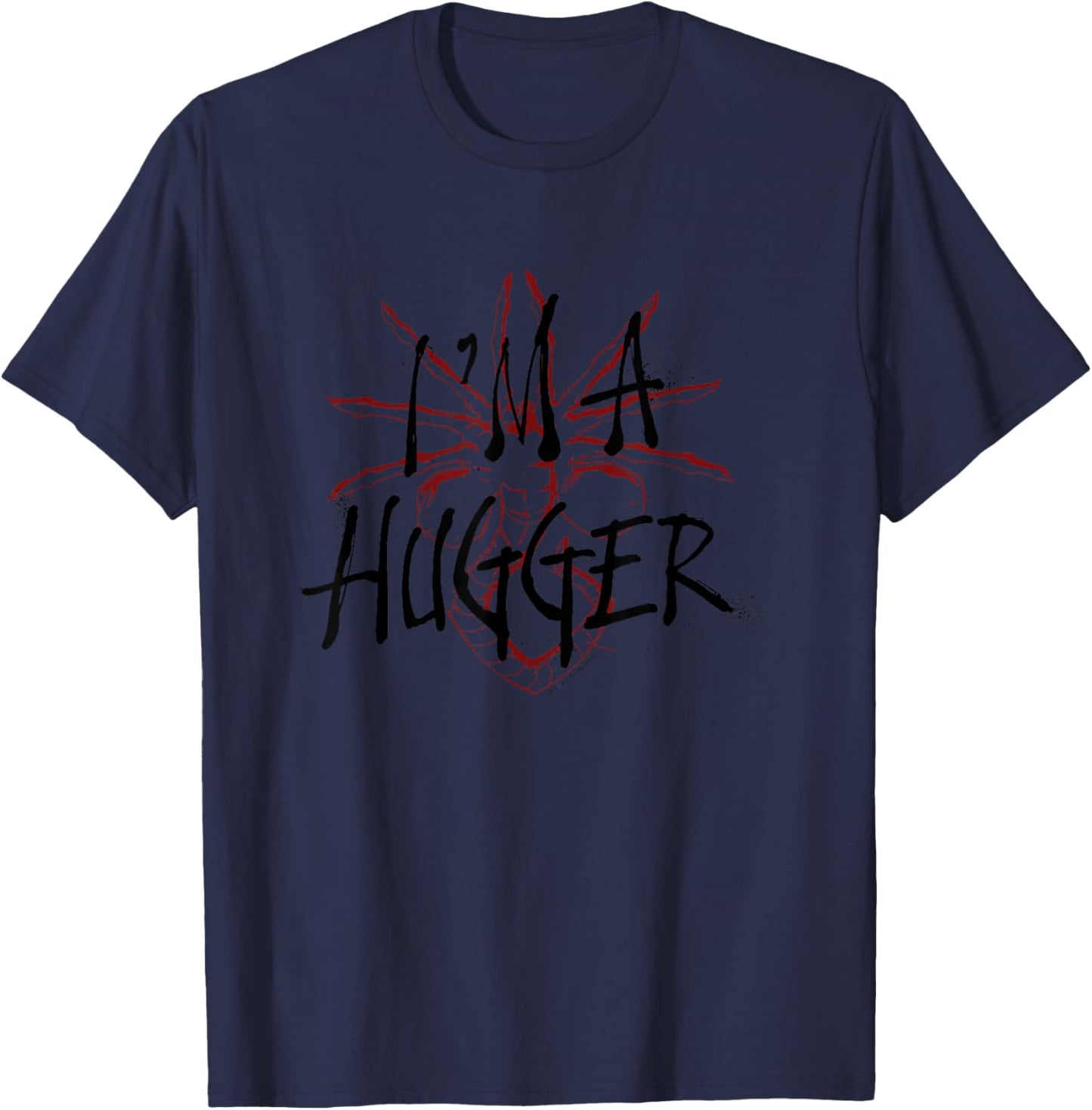 Alien: Romulus I'm A Hugger Graffiti Paint Black Logo T-Shirt - T-Shirt | Navy