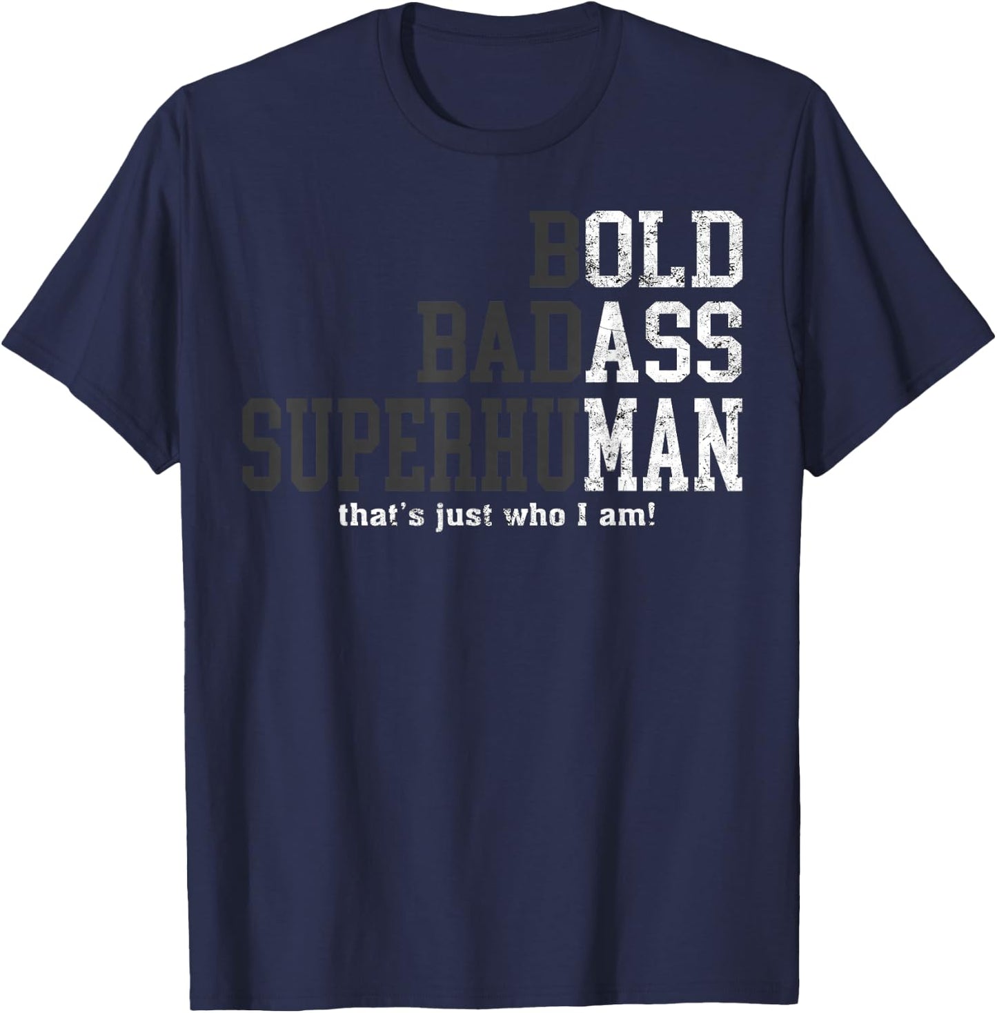 Funny Old Man Saying Gag Gift Birthday for Dad Fathers Day T-Shirt - T-Shirt | Navy
