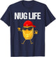Cool Chicken Nugget Art For Boys Kids Chicken Nugget Lover T-Shirt - T-Shirt | Navy